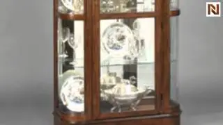 Pulaski Curved End Curio Bedford 21358