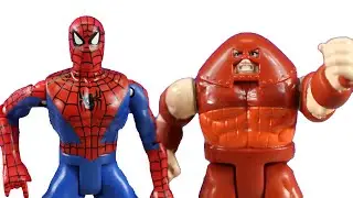 Spider-Man Vs. Juggernaut Collector's Edition | X-Men | 1994 Vintage Action Figures