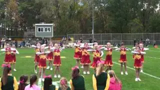2014 Mt Olive Cheer Clinic Team Vs Rockaway Game on 10_18_2014