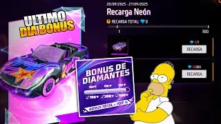 🚫ULTIMO DIA BONUS DE DIAMANTES! RECARGA NEON