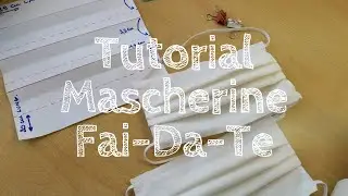 Mascherine fai da te antivirus! [METODO CINESE] Facili e Veloci, Pronte in 10 minuti!