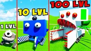 THE EVOLUTION OF THE TOILET  FROM CHERNOBYL IN THE GAME BRICK RIGS! FROM A BABY TO A MONSTER-EATER!
