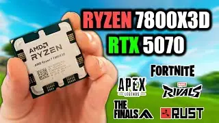 RTX 5070 + Ryzen 7 7800X3D | Тестирование в 5 играх — 1080p