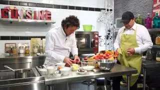 Pomme au four sur sablé Traou Mad