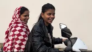 Aaj hum gye scooty sikhne 🛵😁||#aanchalgupta #familyvlog #like.