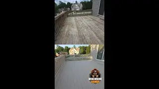 Deck Rescue Painters Restore and Encapsulate Weathered Independence KY Deck in Lifetime Deck Armor