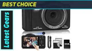 4K Upgrade Touchscreen Digital Camera: The Ultimate Starter Cam for Young Creators!