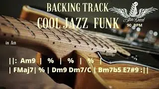Backing Track Cool Jazz Funk in Am