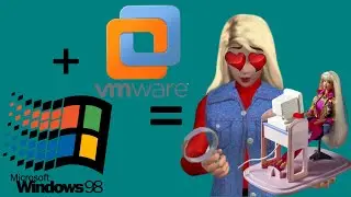 Detective Barbie 2+Talk with Me Barbie+Windows 98 VMware Setup