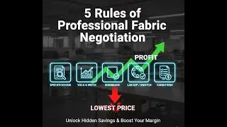 5 Rules Every Fabric Buyer Must Know       #sourcing  #fabric #manufacturing #clothingbrand