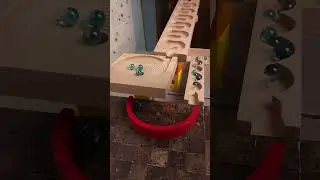 Marble Run ASMR☆wooden wave track funnel #asmr #funnel #marblerun #shorts