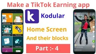 TikTok Earning App || part4 || kodular, Appybuilder, Casagbic, block2Code, in Hindi ||Divyanshu||