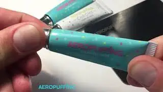 Aeropuffing Nail Art Tutorial: Christmas Tree