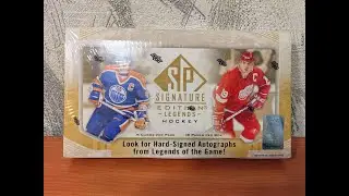 202021 Upper Deck SP Signature Edition Legends Hockey Hobby Box