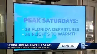 Milwaukee Mitchell International Airport expecting busy spring break season
