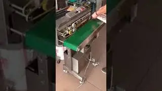Small plastic pouches band sealing machine continuous sealer #fillingpackingmachine #factory#machine