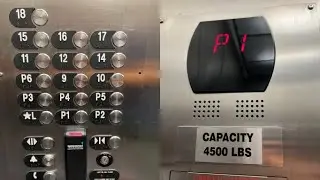 Otis Traction Service Elevator @ Tower at Main and Gervais, Downtown Columbia, SC