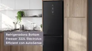 Nevera Bottom Freezer 322L Electrolux Efficient con AutoSense
