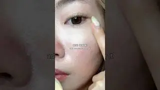 Covering dark circles hack! #makeup #kbeauty #concealer