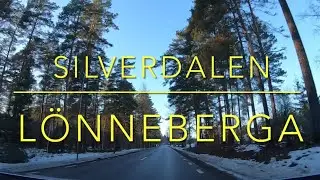 Silverdalen - L&ouml;nneberga, Sweden. Dashcam video.