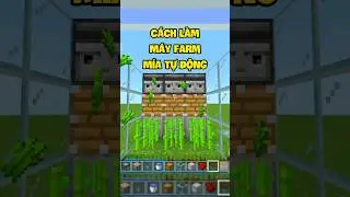 M&aacute;y Farm M&iacute;a Tự Động #minecraft #shorts