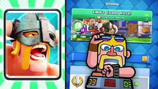 Best CWA's Ebarb Rush Challenge Deck! (Clash Royale)