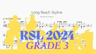 Long Beach Skyline【Rock school Drum Lv3】