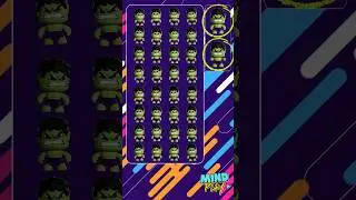3D Find the ODD HULK FAST! ⏱️💚 | Can YOU Spot It? 👀 #OddOneOut #SpotTheDifference  #marvel