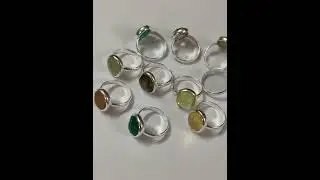 925 Sterling Silver Gemstone Ring