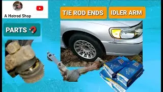 Замена наружных наконечников рулевой тяги и маятникового рычага для Lincoln Town Car 2000 года. Запчасти. Магнит.