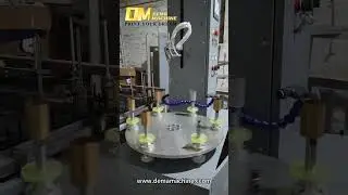 Internal automatic spray coating machine for glass bottle plastic bottle