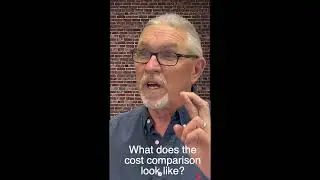 What is the cost comparison between outsourcing and an inhouse BDC?