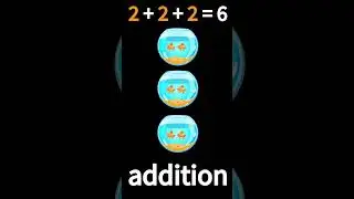 Что такое умножение? 🐠 3 &times; 2 = ...