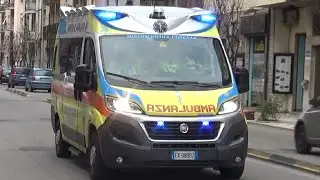 [SPARE] 3X Ambulanza Misericordia Cosenza in emergenza - Italian ambulance responding code 3