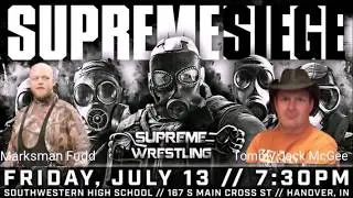 Marksman Fudd vs Tommy Jack McGee Supreme Siege 2018