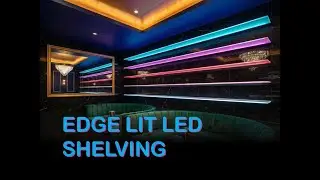 Premium LED Edge-Lit Shelves: Custom Displays for Bars, Collectors, and Gamers | Clearview Plastics
