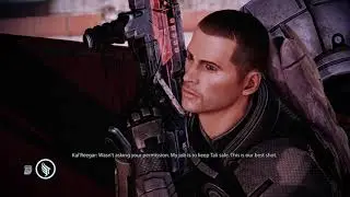 Telling Kal'Reegar to Stand Down | Mass Effect Legendary Edition