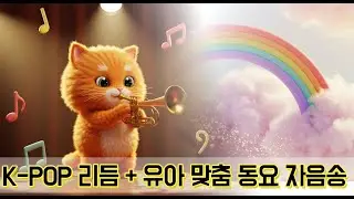 영어·스페인어도 함께배우는유아Song Canción del alfabeto coreano con inglés y español Educación infantil divertida