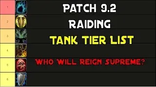 Patch 9.2 Tank Tier List Predictions: Raiding! Who will be the best? | World of Warcraft Shadowlands