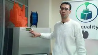 Видеоинструкция по использованию 3D принтеров линейки Prism. Управление 3D принтером