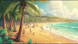 Lo-Fi Beach Brazil 🇧🇷🌴 Chill Tropical Beats for Study, Relax & Focus