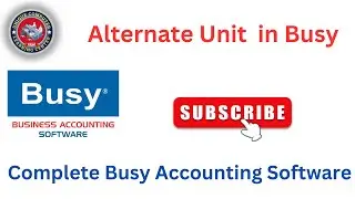 How to Setup Alternate Unit in Busy| #busytutorials #busyaccountingsoftware #busy #busytips