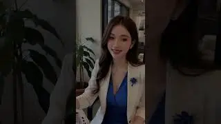 Beautiful Lady, Asian Model, Office Lady, Business Suit, Fashion.  #beauty