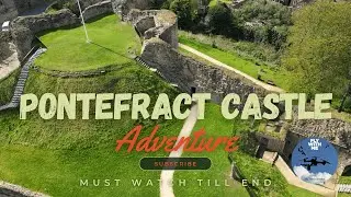 PONTEFRACT CASTLE 4K DRONE DJI MINI 3 PRO