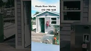 Rhode River Marina fuel dock offer gasoline, diesel, pump out, ice oils and more. #shorts #boating
