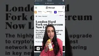 ETH London Hard Fork Update TikTok: cryptowendyo