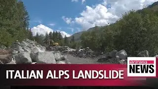 2 dead, 200 evacuated after landslide hits Italian Alps