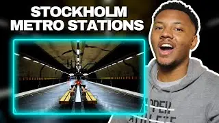 AMERICAN REACTS The Lost Episode - A High School Project Film | Stockholm metro| Sweden Subway