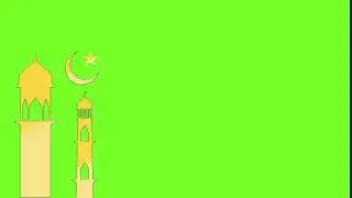 Free Masjid  Background Islamic Green Screen Full HD/ 3 / Mosque Green screen No Copyrith