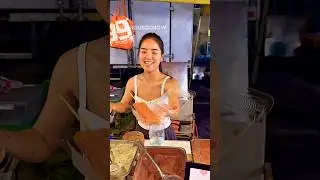 Beautiful Chef Makes Perfect Crispy Rice stick Cake 🍘🔥 Korean Street Food in KL